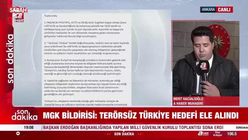 Yılın Son MGK Toplantısı Başkan Erdoğan Liderliğinde Tamamlandı