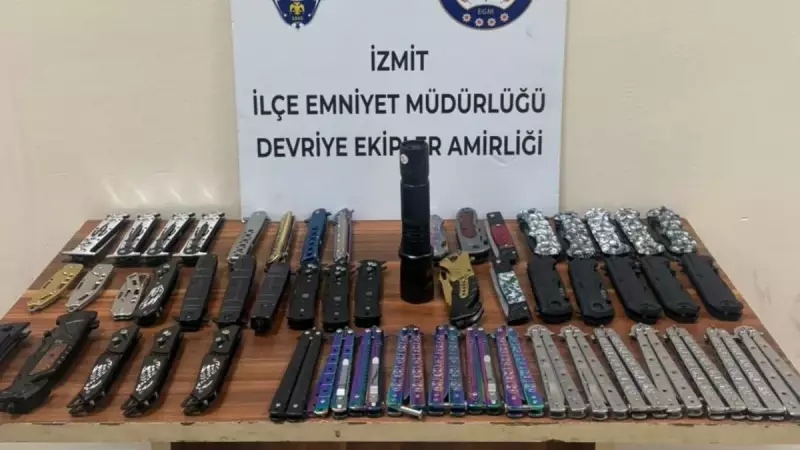 İzmit'te 2 Çocuktan 52 Kesici Alet Çıktı: Şok Edici Bulgu