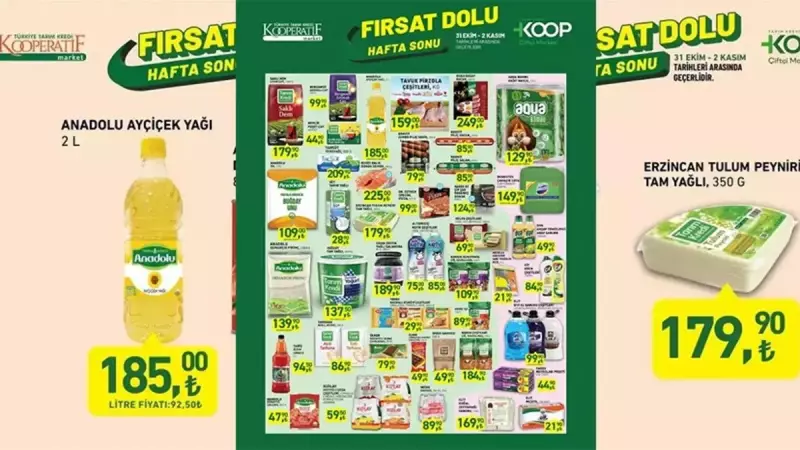 Zorba Fiyatlara Karşı Zırh Gibi Kampanya! Tarım Kredi'den Ayçiçek Yağı ve Tulum Peyniri İndirimi Fırsatı