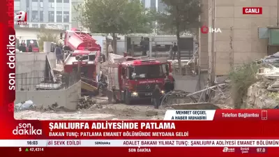 Şanlıurfa Adliyesi'nde Patlama: 4 Yaralı | Bakan Açıklaması