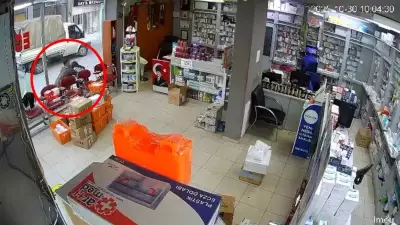 Bursa'da Eczanede Dehşet: Kadına Saldırı Anları Kamerada