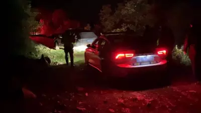 Bursa'da Polisin 'Dur' İhtarını Dinlemeyen Sürücü Ormana Kaçtı