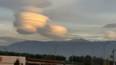 Bursa'da Uludağ Üzerinde Görsel Şölen: Mercek Bulutu