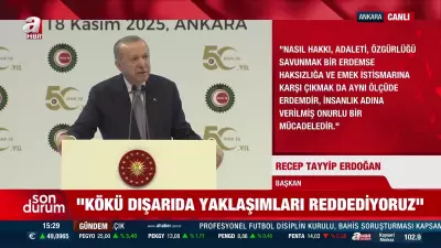 Erdoğan: Kökü Dışarıda Yaklaşımları Reddediyoruz ve Hayat Pahalılığını Çözeceğiz