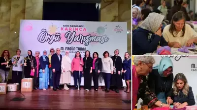 Fatih'te 500 Kadının Katıldığı Örgü Yarışması Renkli Görüntülere Sahne Oldu