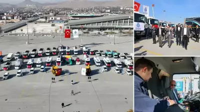 Selçuklu Belediyesi 71 Yeni Hizmet Aracını Filoya Kattı