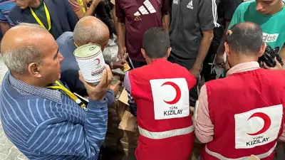 Türk Kızılay Gazze'de günlük 35 bin kişiye sıcak yemek ulaştırıyor