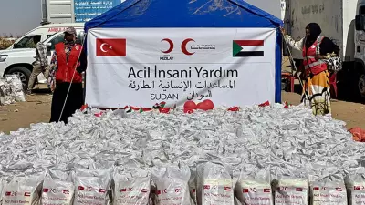 Türk Kızılay Sudan'a 1000 Battaniye Yardımı Yaptı