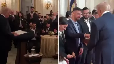 Trump Beyaz Saray'da Serbest Bırakılan 26 İsrailli Esirle Buluştu