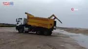 Antalya'da 50 Kamyon Çalınan Plaj Kumu Sahiline Geri Döküldü
