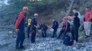 Antalya'da Dağda Mahsur Kalan Kişi AFAD ve Jandarma Ekiplerince Kurtarıldı