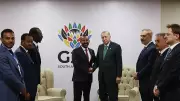 Cumhurbaşkanı Erdoğan, G20 Zirvesi'nde Etiyopya Başbakanı Abiy Ahmed ile Görüştü
