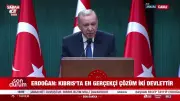 Cumhurbaşkanı Erdoğan ve KKTC Cumhurbaşkanı Erhürman'dan Ortak Açıklamalar
