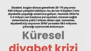 Diyabet 2024'te 3,4 Milyon Can Aldı: Küresel Kriz Derinleşiyor
