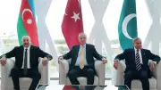 Erdoğan, Aliyev ve Şerif ile Bakü'de Üçlü Zirve Gerçekleştirdi