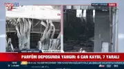Kocaeli Dilovası'nda Parfüm Fabrikasında Yangın: 6 Can Kaybı