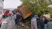 Siverek'te Kafa Kafaya Kamyon Kazası: 1 Ölü, 1 Yaralı