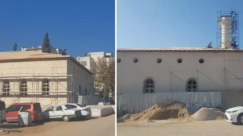 1865 Yapımı Dervişiye Camisi'nin Restorasyonu Yüzde 80 Tamamlandı