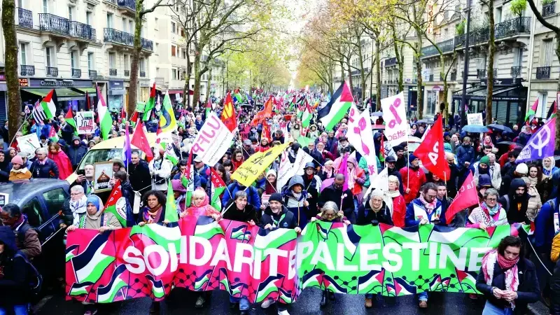 Avrupa Kentlerinde On Binler Gazze İçin Sokağa Çıktı: 'Savaş Dursun'