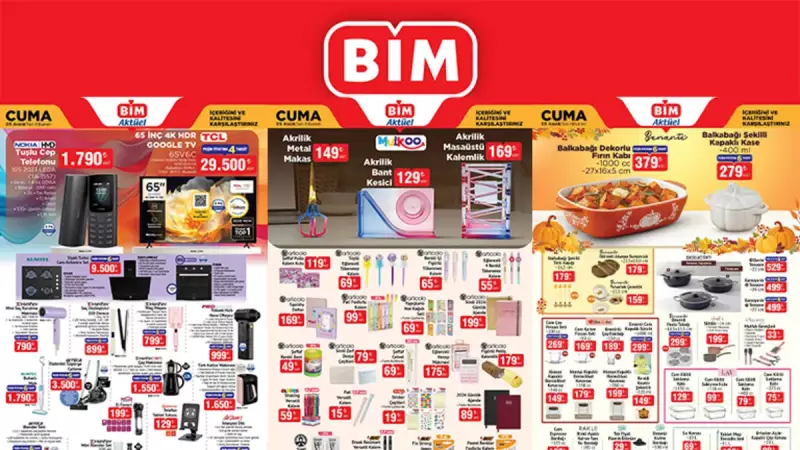 BİM 2-5 Aralık Aktüel Kataloğu Yayımlandı: Tuşlu Telefon, Çaycı, Terlik