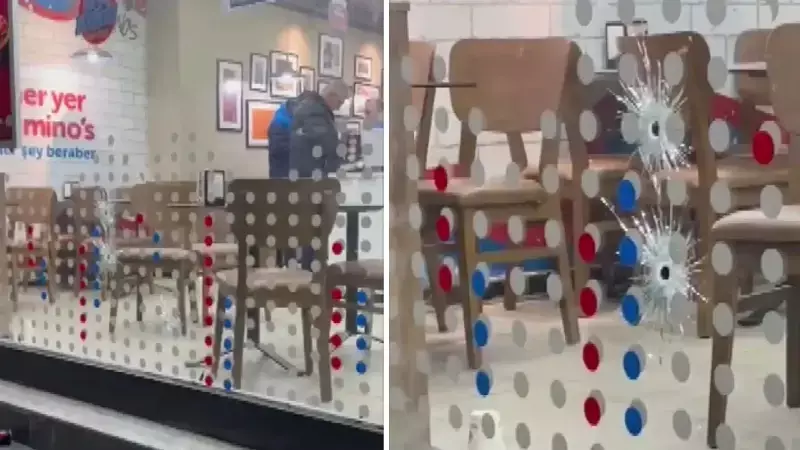 Bursa'da Pizza Dükkanına Baskın: 2 Şüpheli 5 El Ateş Açıp Kaçtı