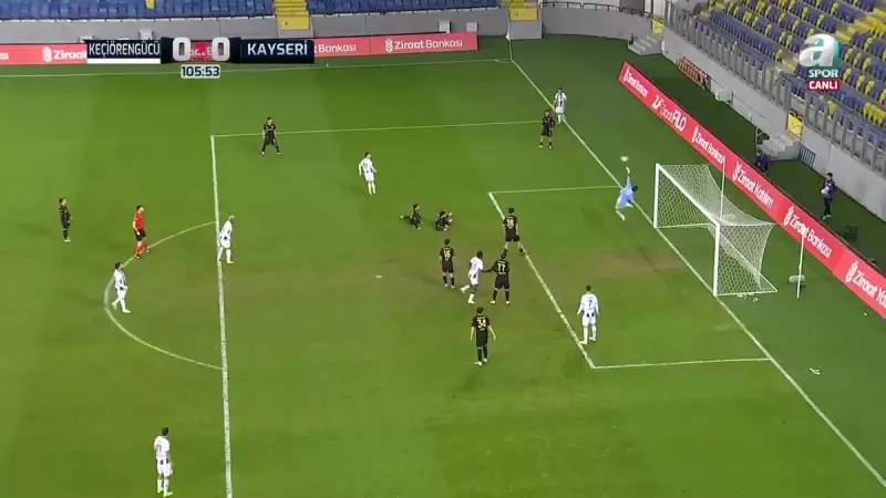 Keçiörengücü, Uzatmalarda Bulduğu Gollerle Kayserispor'u 2-0 Geçti