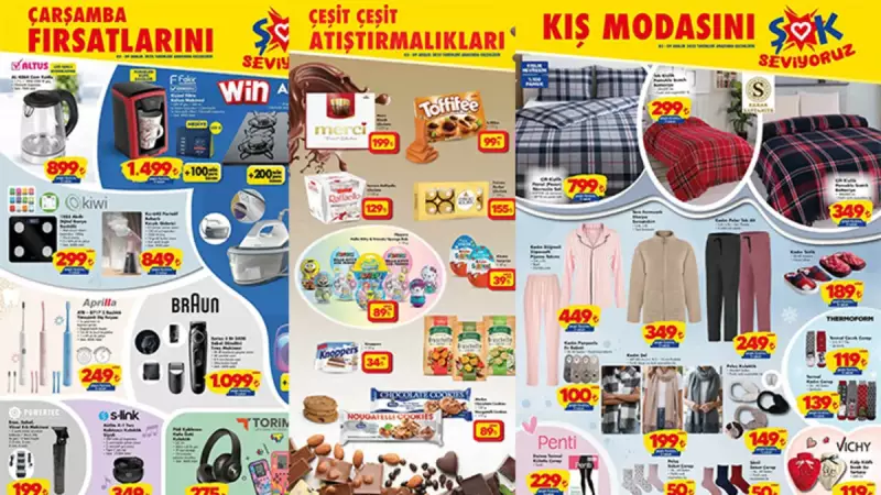 ŞOK 3-9 Aralık 2025 Aktüel Kataloğu Açıklandı: Aralık Fırsatları Başladı!