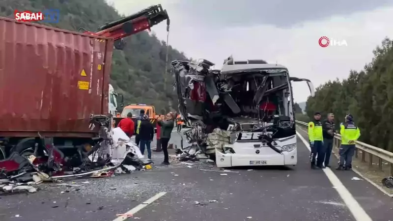 Osmaniye'de Feci Kaza: Otobüs Tıra Arkadan Çarptı, 6 Kişi Hayatını Kaybetti