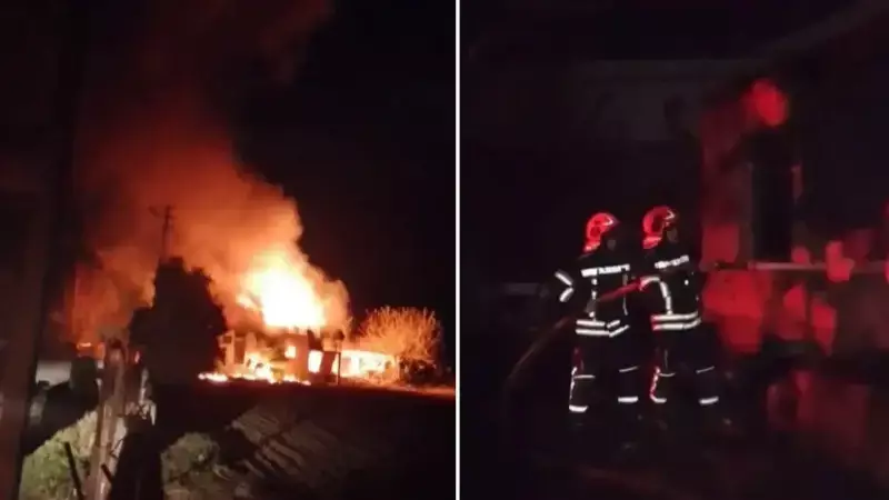 Osmaniye'de Mutfak Tüpü Patlaması: Yangın 3 Saatte Kontrol Altına Alındı