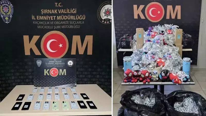 Şırnak'ta 10 Milyon Liralık Kaçak Operasyonu: 129 Şüpheliye Arama