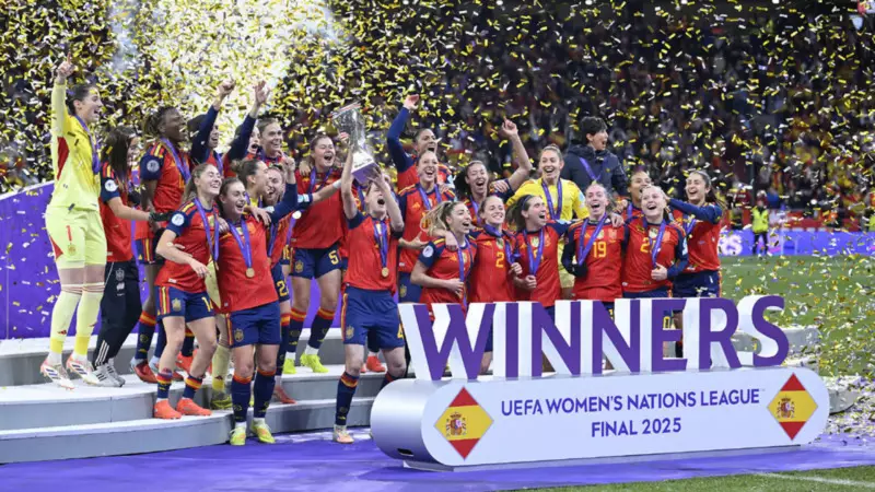 İspanya, UEFA Kadınlar Uluslar Ligi'nde Üst Üste İkinci Kez Şampiyon Oldu