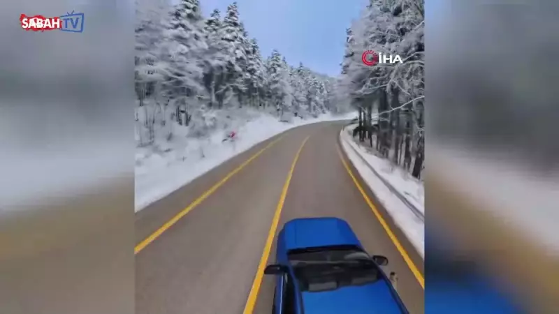 Uludağ'da Kar Kalınlığı 6 Santimetreye Ulaştı, Sarı Kodlu Uyarı Devrede