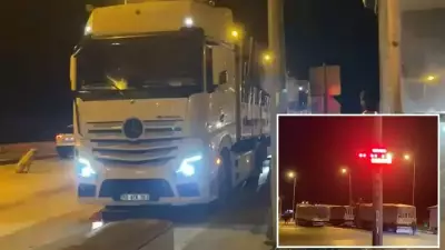 6 TIR'a 461 Bin 875 TL Ceza: Plakaları Kapalı ve Aşırı Yükle Yakalandılar