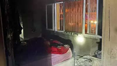 Adana Feke'de Ev Yangını: M.G. Yanıklarla Yaralandı