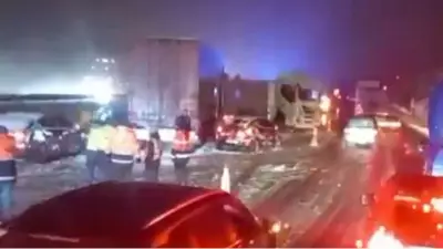 Bolu Dağı Tüneli Çıkışında Zincirleme Kaza: 6 Araç Birbirine Girdi