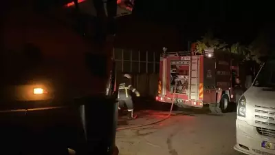 Burdur'da Oto Boyama Atölyesinde Yangın: İtfaiye Müdahalesi