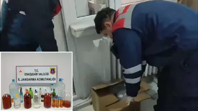 Eskişehir'de 78 Litre Sahte İçki Ele Geçirildi: 1 Gözaltı