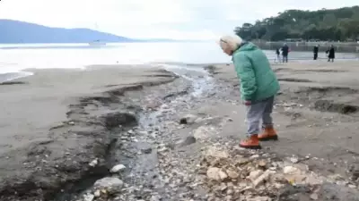 Muğla Akyaka'da Deniz 10 Metre Çekildi, Sahil Değişti