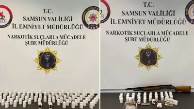 Samsun'da Uyuşturucu Operasyonu: 9 Gözaltı, 8 Bin 445 Hap Ele Geçirildi
