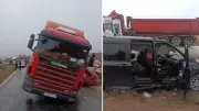 Alaca'da TIR Kazası: 2 Yaralı, Birinin Durumu Ciddi