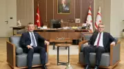 CHP Lideri Özel, KKTC'de Erhürman ve Yeni CTP Başkanı İncirli ile Görüştü