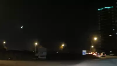 Adana'ya Göktaşı Düştü: Anlık Görüntüler Otomobil Kamerasına Yansıdı