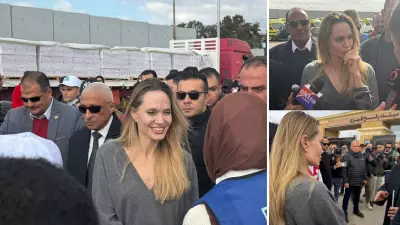 Angelina Jolie Refah'ta: Gazze'de 1,6 Milyon İnsan Açlıkla Mücadele Ediyor