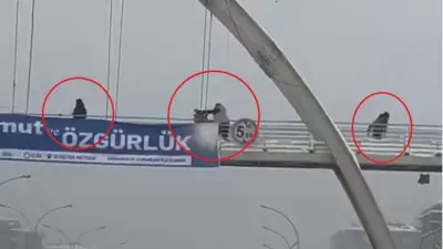 Diyarbakır'da Üst Geçitte Kartopu Atan Çocuklara Şiddet: Görüntüler Sosyal Medyada Tepki Çekti