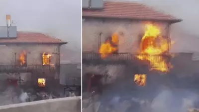 Ereğli'de Fırtına Nedeniyle Kopan Elektrik Hattı Ev Yangınına Sebep Oldu