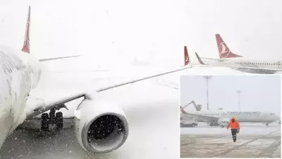 Sabiha Gökçen Havalimanı'nda Kar Nedeniyle Uçuşlarda %15 Azalma