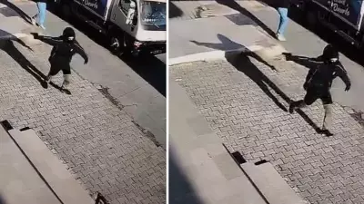 İslambey'de 14 Yaşındaki Şüpheli Marketi Taradı: Camlar Parçalandı