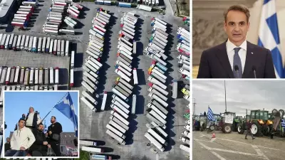 Yunanistan'da Çiftçi Eylemleri: Hükümetle Görüşme Başlamadan Bitti