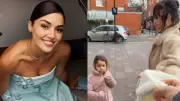 Hande Erçel, Yeğeni Mavi'ye Londra Tatilinde Bakıcılık Yaptı