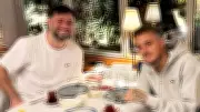 Noa Lang ve Ömer Bayram'ın Nişantaşı'nda Kebap Keyfi